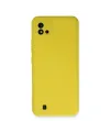 Realme C11 2021 Kılıf Nano İçi Kadife Silikon - Sarı