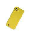 Realme C11 2021 Kılıf Nano İçi Kadife Silikon - Sarı