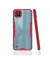 Realme C11 2021 Kılıf Platin Silikon - Kırmızı