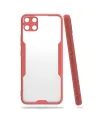 Realme C15 Kılıf Platin Silikon - Pembe