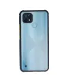 Realme C21 Kılıf Miami Şeffaf Silikon - Lacivert