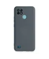 Realme C21 Kılıf Nano İçi Kadife Silikon - Gri