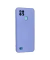 Realme C21 Kılıf Nano İçi Kadife Silikon - Lila
