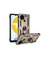Realme C21 Kılıf Sofya Yüzüklü Silikon Kapak - Gold