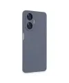 Realme C55 Kılıf Nano İçi Kadife Silikon - Gri