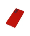 Realme C55 Kılıf Nano İçi Kadife Silikon - Kırmızı
