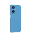 Realme C55 Kılıf Nano İçi Kadife Silikon - Mavi