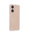Realme C55 Kılıf Nano İçi Kadife Silikon - Pudra