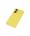 Realme C55 Kılıf Nano İçi Kadife Silikon - Sarı