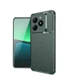 Realme C61 Kılıf Auto Focus Karbon Kapak - Koyu Yeşil