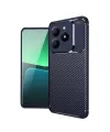 Realme C61 Kılıf Auto Focus Karbon Kapak - Lacivert