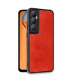Realme C65 Kılıf Aras Deri Kapak - Kırmızı