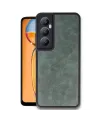 Realme C65 Kılıf Aras Deri Kapak - Koyu Yeşil