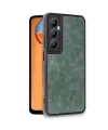 Realme C65 Kılıf Aras Deri Kapak - Koyu Yeşil