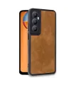 Realme C65 Kılıf Aras Deri Kapak - Taba