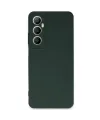 Realme C65 Kılıf First Silikon - Koyu Yeşil