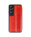Realme C65 Kılıf Flip Cover - Kırmızı