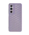 Realme C65 Kılıf Petek Silikon Kapak - Lila