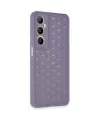 Realme C65 Kılıf Petek Silikon Kapak - Lila