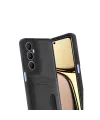 Realme C65 Sara Kartvizitli Deri Kılıf - Siyah