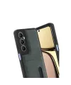 Realme C65 Sara Kartvizitli Deri Kılıf - Yeşil