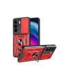 Realme C75 4g Kılıf Pars Lens Yüzüklü Silikon - Kırmızı