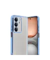 Realme C75 4g Kılıf Razer Lensli Silikon - Açık Mavi