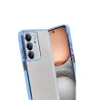 Realme C75 4g Kılıf Razer Lensli Silikon - Açık Mavi