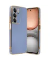 Realme C75 4g Kılıf Volet Silikon - Mavi