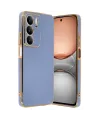 Realme C75 4G Kılıf Volet Silikon - Mavi
