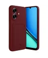 Realme Note 60 Kelvin Kartvizitli Silikon - Bordo