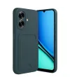 Realme Note 60 Kelvin Kartvizitli Silikon - Koyu Yeşil