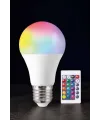 Renk Değiştirebilen Rgb Işıklı Led Ampul A+enerji 10 Watt Led Işık