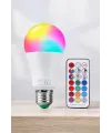 Renk Değiştirebilen Rgb Işıklı Led Ampul A+enerji 10 Watt Led Işık