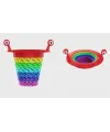 Renkli 6 Kademeli Lavabo Süzgeci