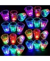 Renkli Led Parlayan Fiber Optik Glow Işıklı Bardak 5,5 x 5,5 cm 1 Adet