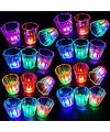 Renkli Led Parlayan Fiber Optik Glow Işıklı Bardak 5,5 X 5,5 Cm 1 Adet