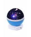 Renkli Yıldızlı Gökyüzü Projeksiyon Gece Lambası Pilli Ve Usb Kablolu