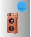 Retro Bluetooth Hoparlör Ahşap Görünümlü 5w Çift Stereo Ses