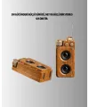Retro Bluetooth Hoparlör Ahşap Görünümlü 5w Çift Stereo Ses