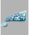 Retro Daktilo Stilli Kablosuz Klavye Mouse Seti – Sessiz Ve Şık