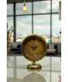 Retro Eskitme 25 x 20 Cm Metal Şık Masa Saati