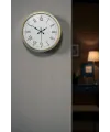 Retro Modern Roma Rakamlı 40 Cm Metal Duvar Saati
