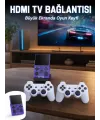 Retro Oyun Konsolu 2 Kablosuz Oyun Kolu Ve Ips Ekranlı