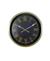 Retro Roma Rakamlı 60 x 60 Cm Metal Duvar Saati