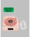 Retro Saatli Bluetooth Hoparlör – Gece Lambalı Kristal Ses Kalitesi