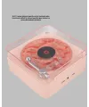 Retro Saatli Bluetooth Hoparlör – Gece Lambalı Kristal Ses Kalitesi