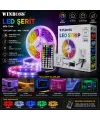 Rgb 3çip Kumandalı Şerit Led 5mt