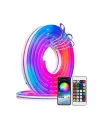 Rgb Akıllı Led Neon Şerit Işık 3 Metre Uzaktan Kumandalı Ve Telefon Kontrollü Renkli Aydınlatma