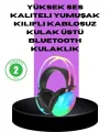 Rgb Aydınlatmalı Kablosuz Bluetooth Oyuncu Kulaklığı